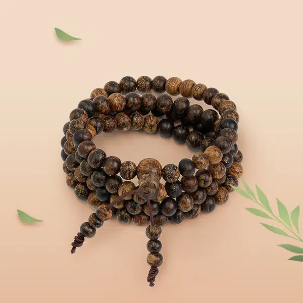 Vietnamese Agarwood bracelet 108 bead