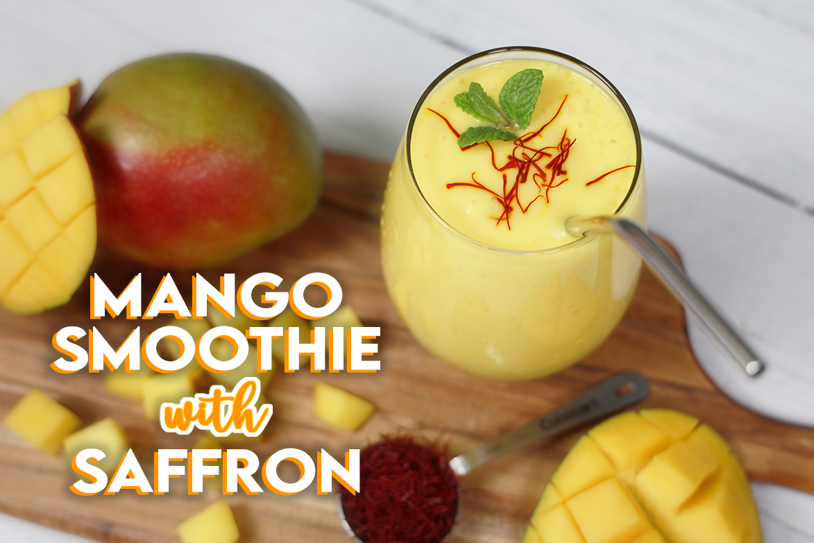 Smoothie Saffron Mango thơm ngon, bổ dưỡng ngày hè