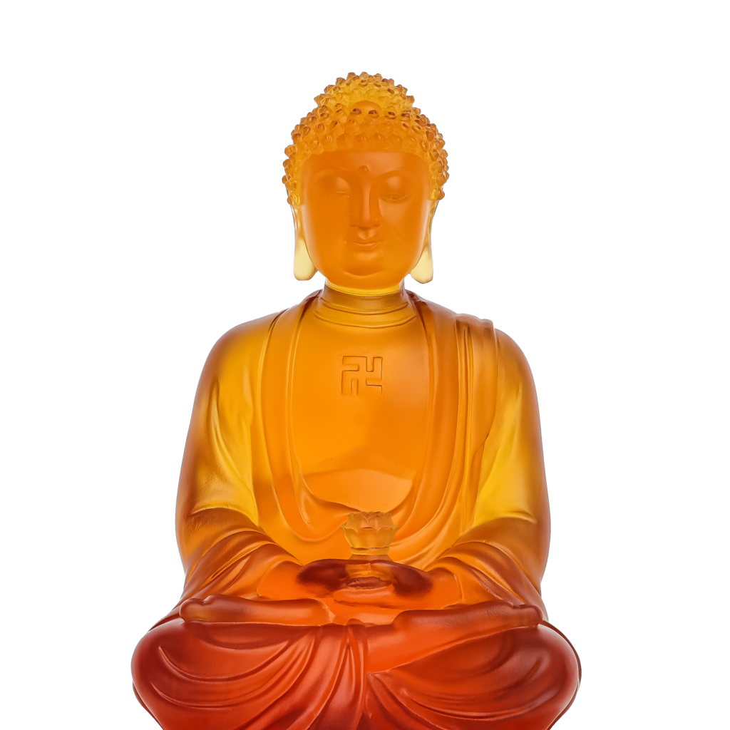 Tượng Phật Tổ Như Lai từ tinh thể đá thiên nhiên