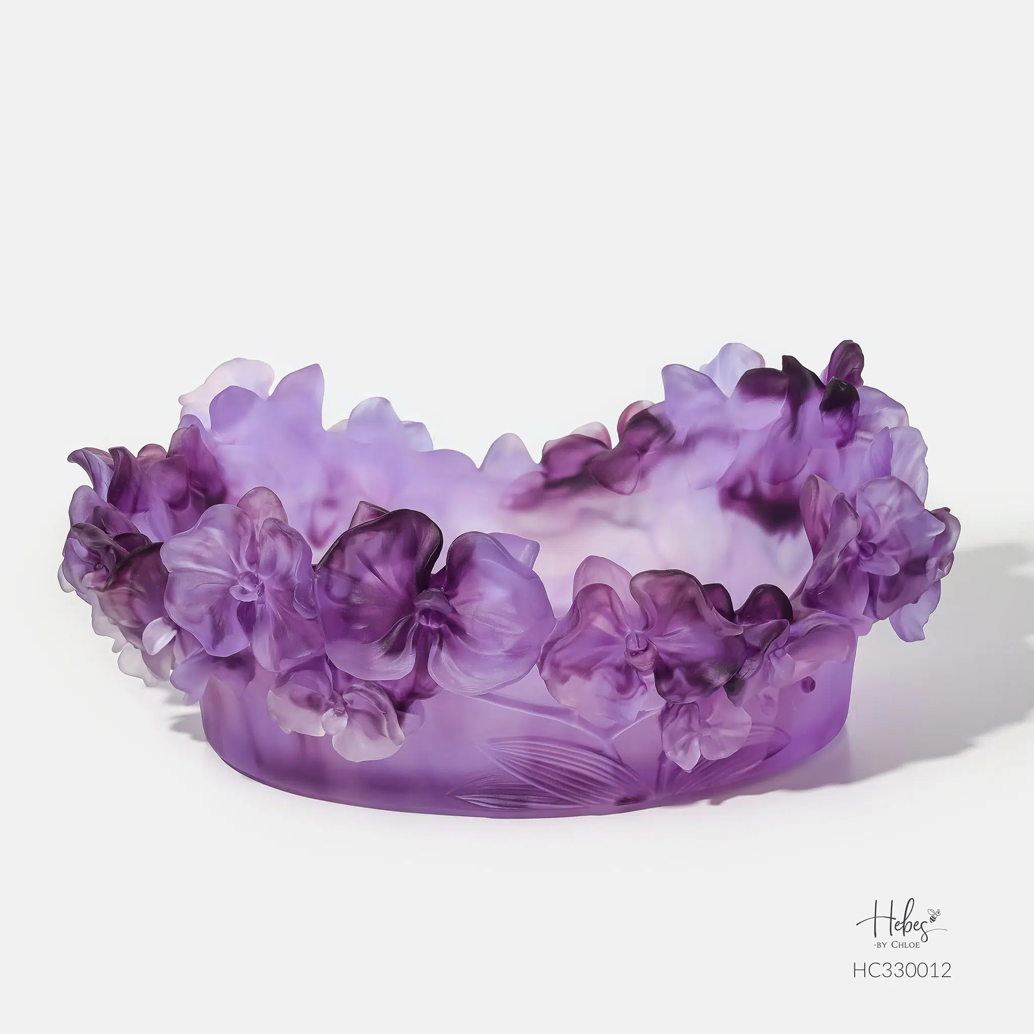 Crystal Fengshui Orchid Bowl HC330012 Healing Crystal Bracelets