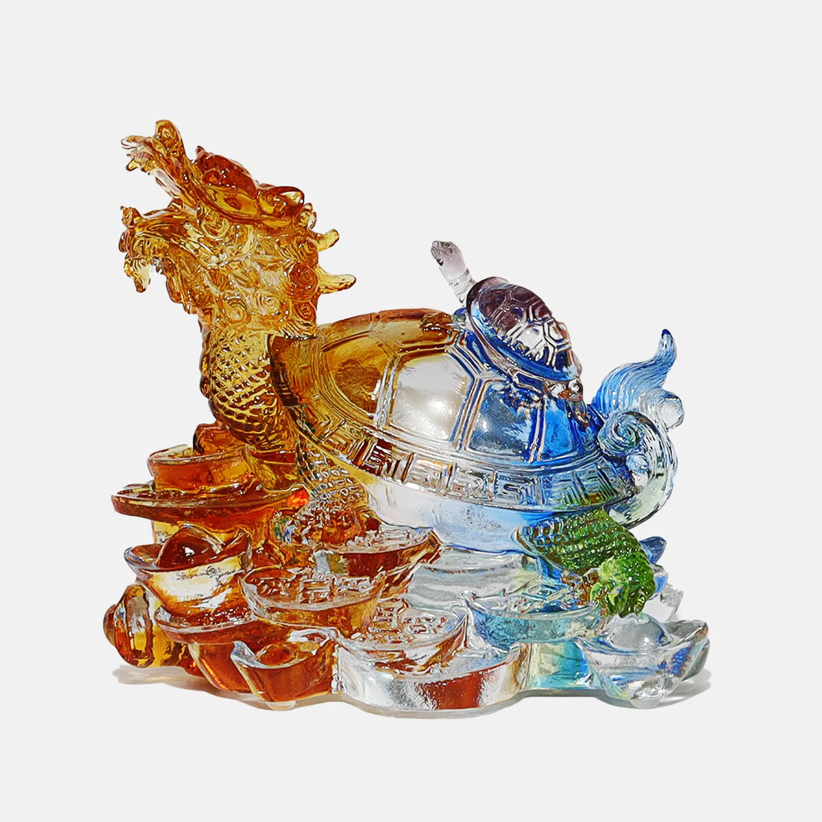 Crystal-Feng Shui-Dragon-Turtle-Welcoming-Luck-Statue-HC330132