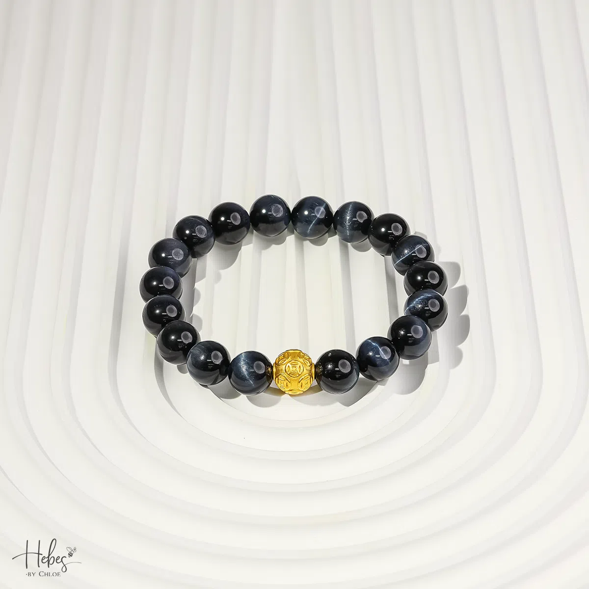 Hebes- Blue-Tiger-Eye-Gold-Vermeil-Charm-Bracelet-HC3049