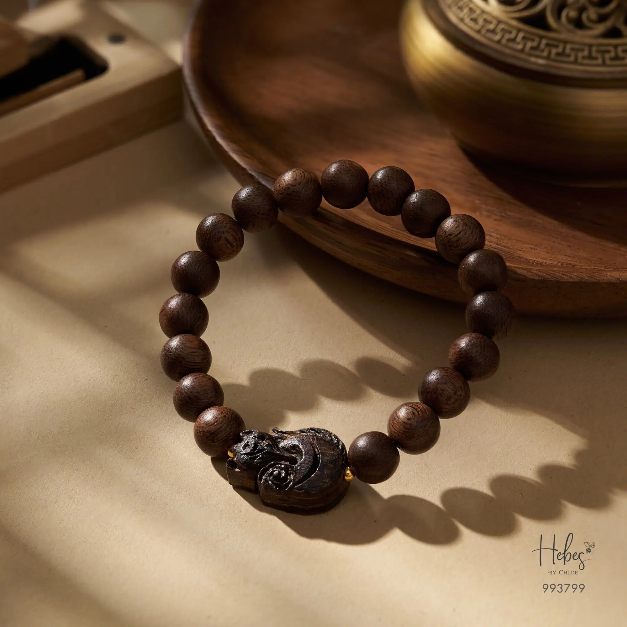 Vietnamese Agarwood Fairy Fox Bracelet 993799 - Hebes by Chloe