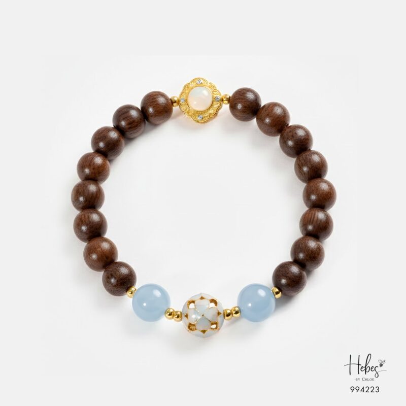 Vietnamese Agarwood Jade Bracelet HC3079 - Hebes by Chloe